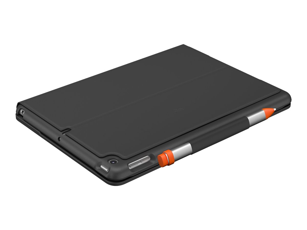 Logitech Slim Folio Tastatur und Foliohülle 10,2" QWERTZ Graphite
