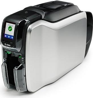 Zebra ZC300 Kartendrucker einseitig 300 dpi USB LAN Schwarz, Silber