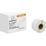 Renkforce Etiketten Rolle Kompatibel ersetzt DYMO DYMO 99018 190 x 38 mm Papier Weiß 110 St. Permanent haftend Vielzweck-Etiketten RF-6027840 (RF-6027840)