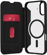 Puro Book Mag Case iPhone 16 schwarz (PUIPC1661BKMAGBLK)