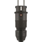 ABL 100000068 Professional Stecker SCHUKO & fr-be Elamid-2K schwarz sv IP54 (100000068)