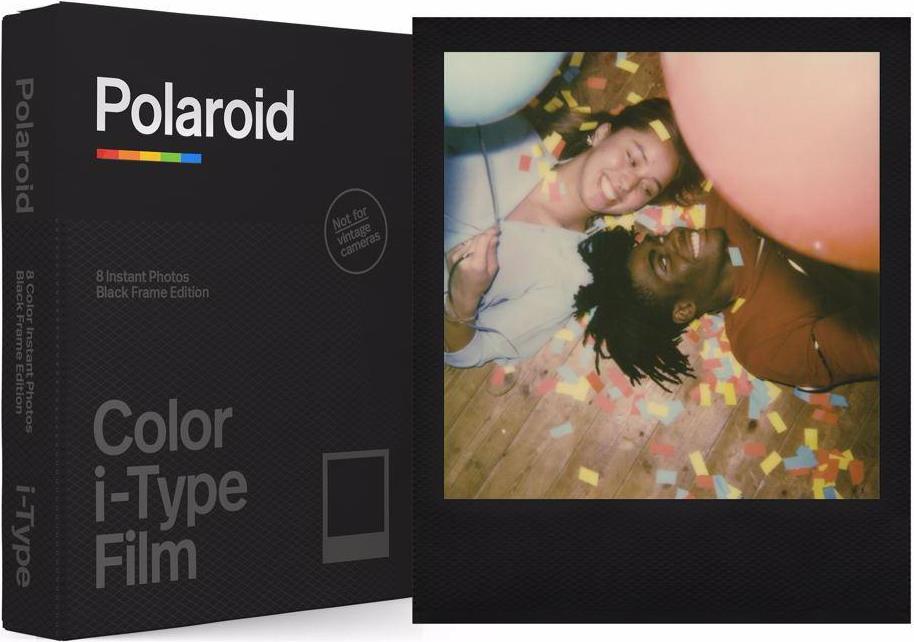 Polaroid Film i-Type Black Frame 8 Bilder,farbig,Rahmen schwarz (006019)