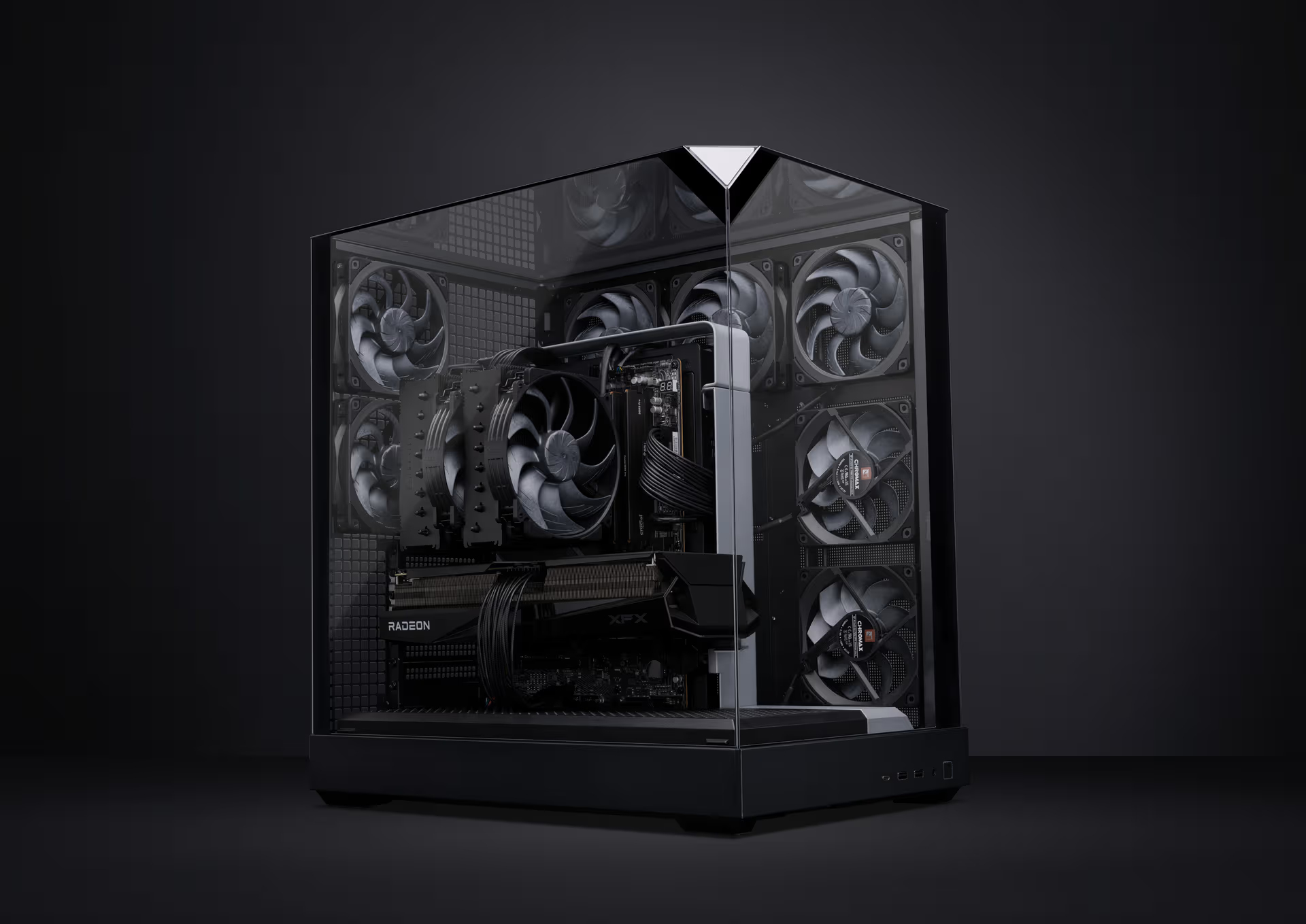 Noctua NF-A12x25 G2 PWM chromax.black Gehäuselüfter 120 mm chromax Black