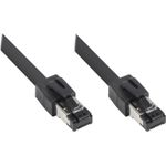 Alcasa 8080-005S Netzwerkkabel Schwarz 0,5 m Cat8.1 S/FTP (S-STP) (8080-005S)