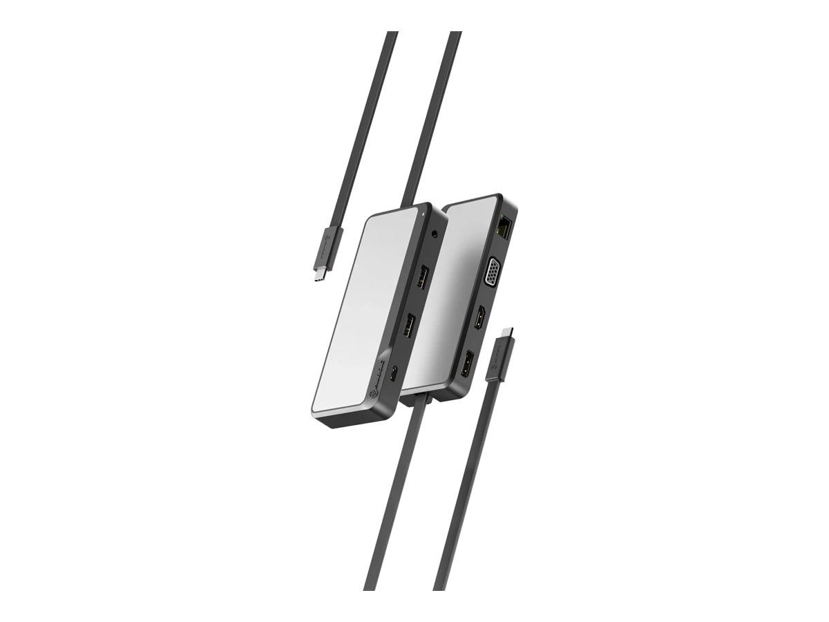 Alogic Fusion Pro Nexus Dockingstation USB-C Space Gray and Black