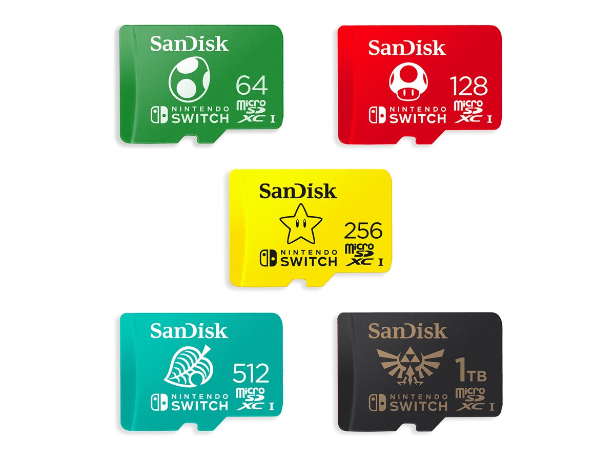 SanDisk Nintendo Switch microSDXC 256 GB UHS-I U3 Gelb