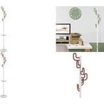 UNiLUX Garderobenständer CALIFORNIA, weiß / ziegelrot 6 Haken, Tragkraft pro Haken: 8 kg, Haken untereinander - 1 Stück (400191236)