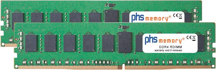 PHS-memory 32GB (2x16GB) Kit RAM Speicher kompatibel mit Dell Precision 5820 Tower (Intel Xeon CPU W-22xx) DDR4 RDIMM 2933MHz PC4-23400-R (SP521094)