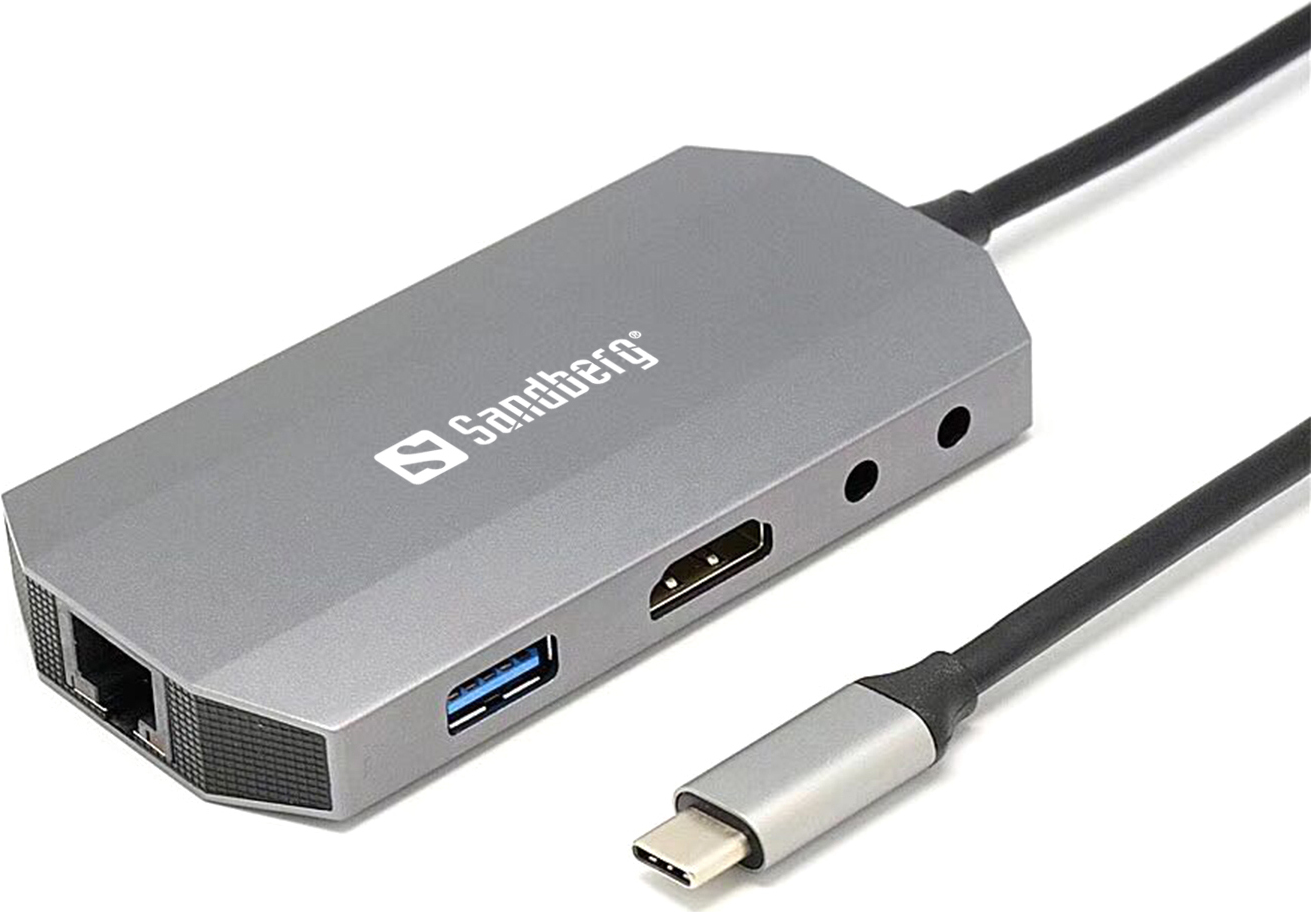 Sandberg USB-C 6-in1 Travel Dock (136-33)