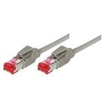 Crossoverkabel S/FTP, PiMF, Cat 6, grau, 7,5 m halogenfrei, mit Draka-Kabel und Hirosesteckern TM21 (bisherige Bezeichnung S/STP) (71707)