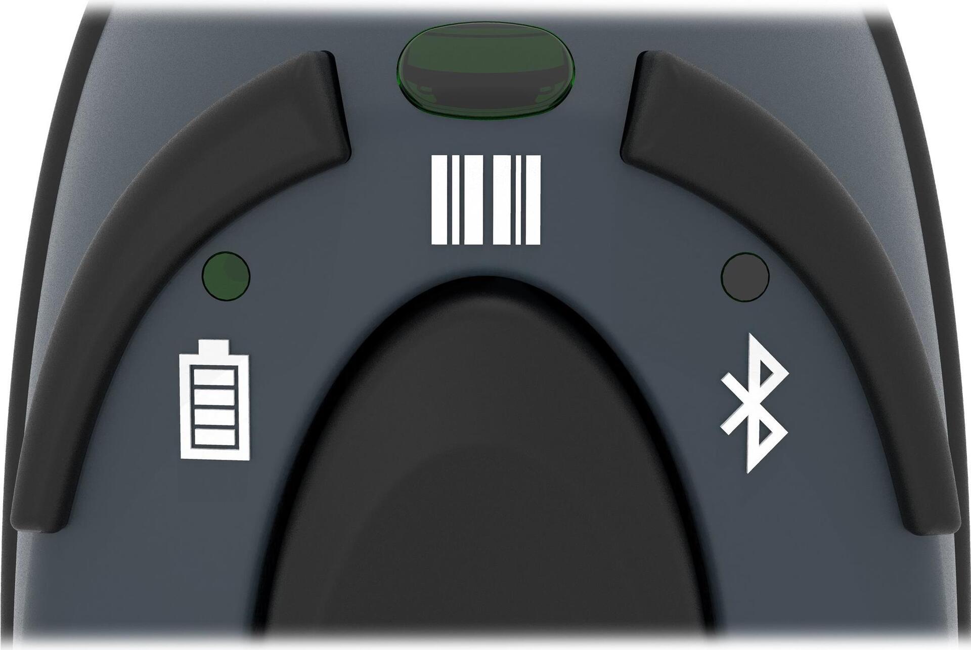 Socket Mobile DuraScan D740 Tragbarer Barcode-Scanner Linear-Imager Bluetooth 2.1 EDR Grau