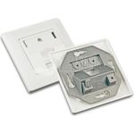 Wirewin Keystone Leerdose für 1 Modul, Unterputz, RAL9010 Keystone System (TKS LD UP WS-1)