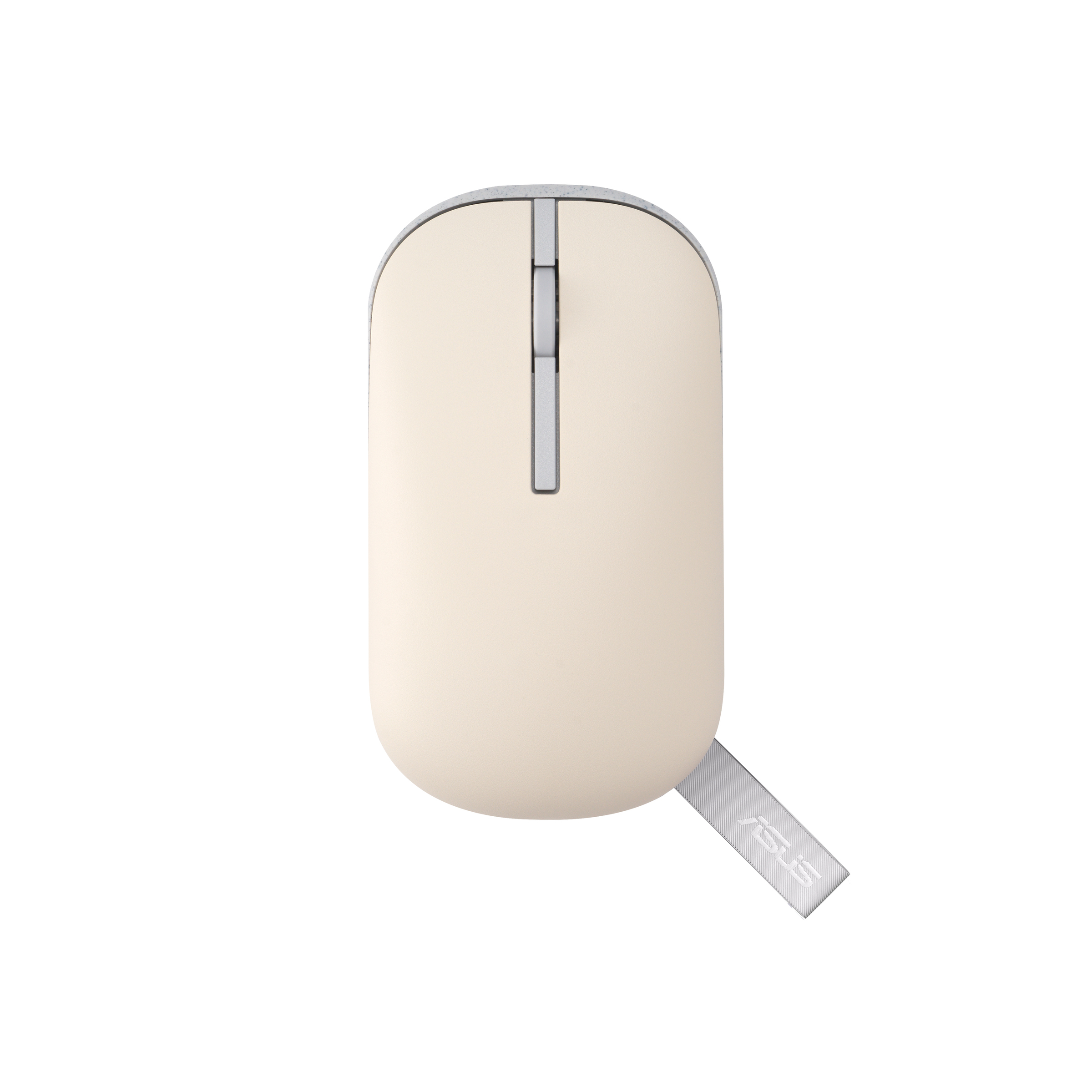ASUS Marshmallow MD100 Kabellose Maus Optisch 5 Tasten Bluetooth 5.0 2.4 GHz Hafermilch