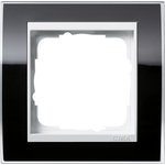 GIRA 1fach Rahmen Event Klar, Standard 55 Schwarz 0211733 (0211733)