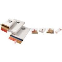 ColomPac Versandkarton Kurierpaket, für Maxibrief, weiß mit doppeltem Selbstklebeverschluss, flache Anlieferung, - 20 Stück (CP 065.56)