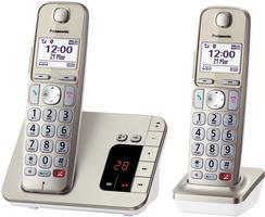 Panasonic KX TGE262GN Telefon DECT Telefon Anrufer Identifikation Champagner (KX TGE262GN)  - Onlineshop JACOB Elektronik