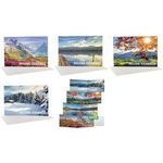 sigel Glückwunschkarten-Set "Mountain landscapes by seasons (DS618)