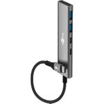 Goobay Slim 4-Port USB-Hub USB-C auf/USB-A 5 Gbit/s - -Stecker USB 3.2> (76563)