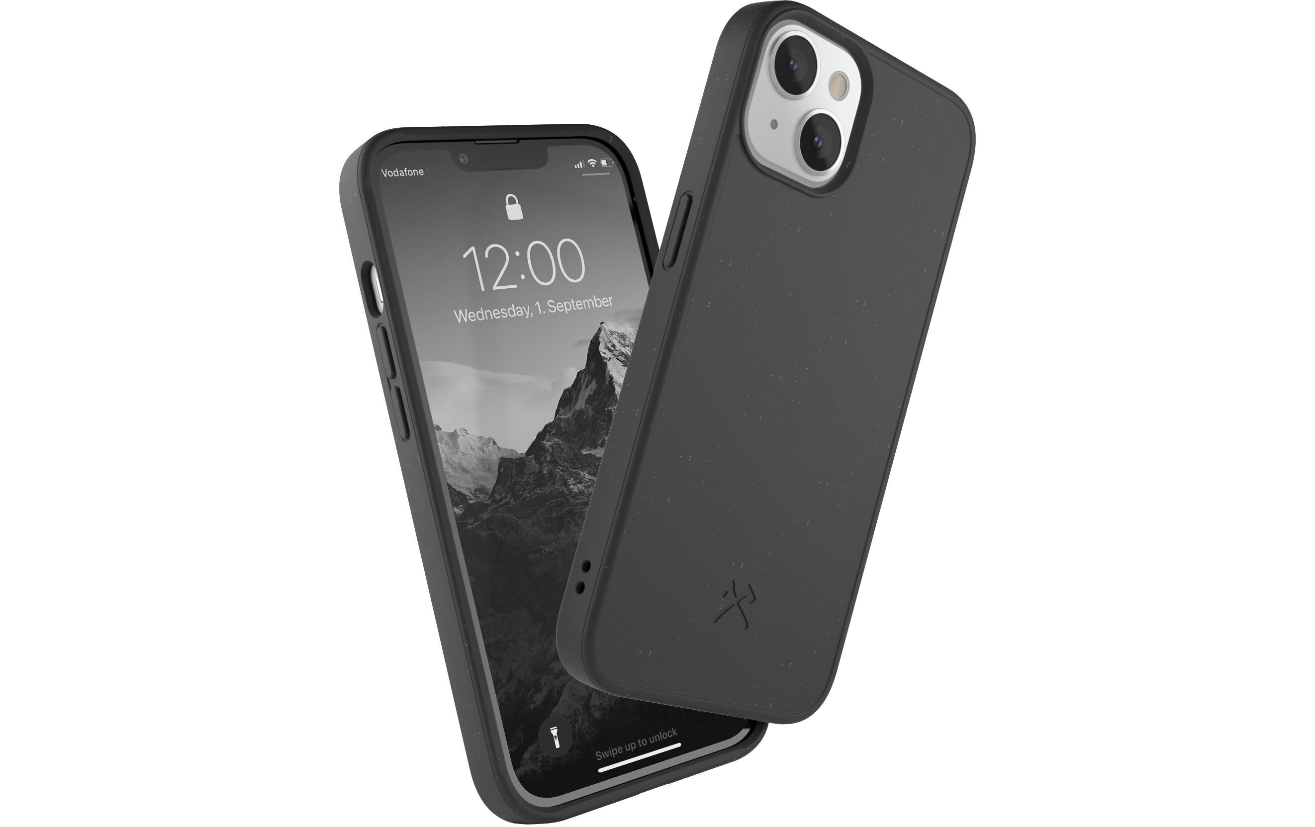 Woodcessories eco670 Handy-Schutzhülle für iPhone 14 MagSafe 6,1" Schwarz