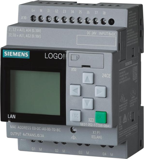 Siemens LOGO! 24 CE 6ED1052-1CC08-0BA2 (6ED10521CC080BA2)