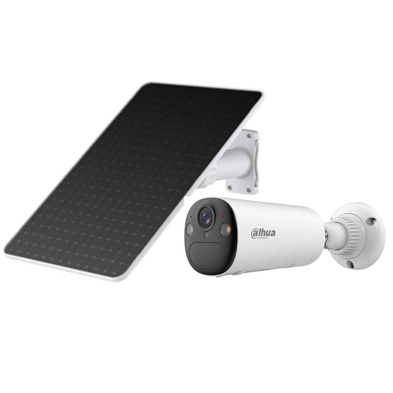 Dahua Apollo Bullet C1 4MP IP-Überwachungskamera WLAN Solar Akku 4G LTE Weiß