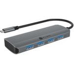 6 in 1 Docking station, 1x HDMI 4K60Hz, 4x USB Type-A 5 Gbit/s (IB-DK4022a-CPD)