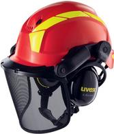 UVEX 9772 9774238 Forstschutzhelm Rot (9774238)