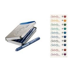 Pelikan Großraum-Tintenpatronen "Edelstein Ink Sapphire" Farbe: blau, für hochwertige Patronen-Füllhalter, - 1 Stück (339630)