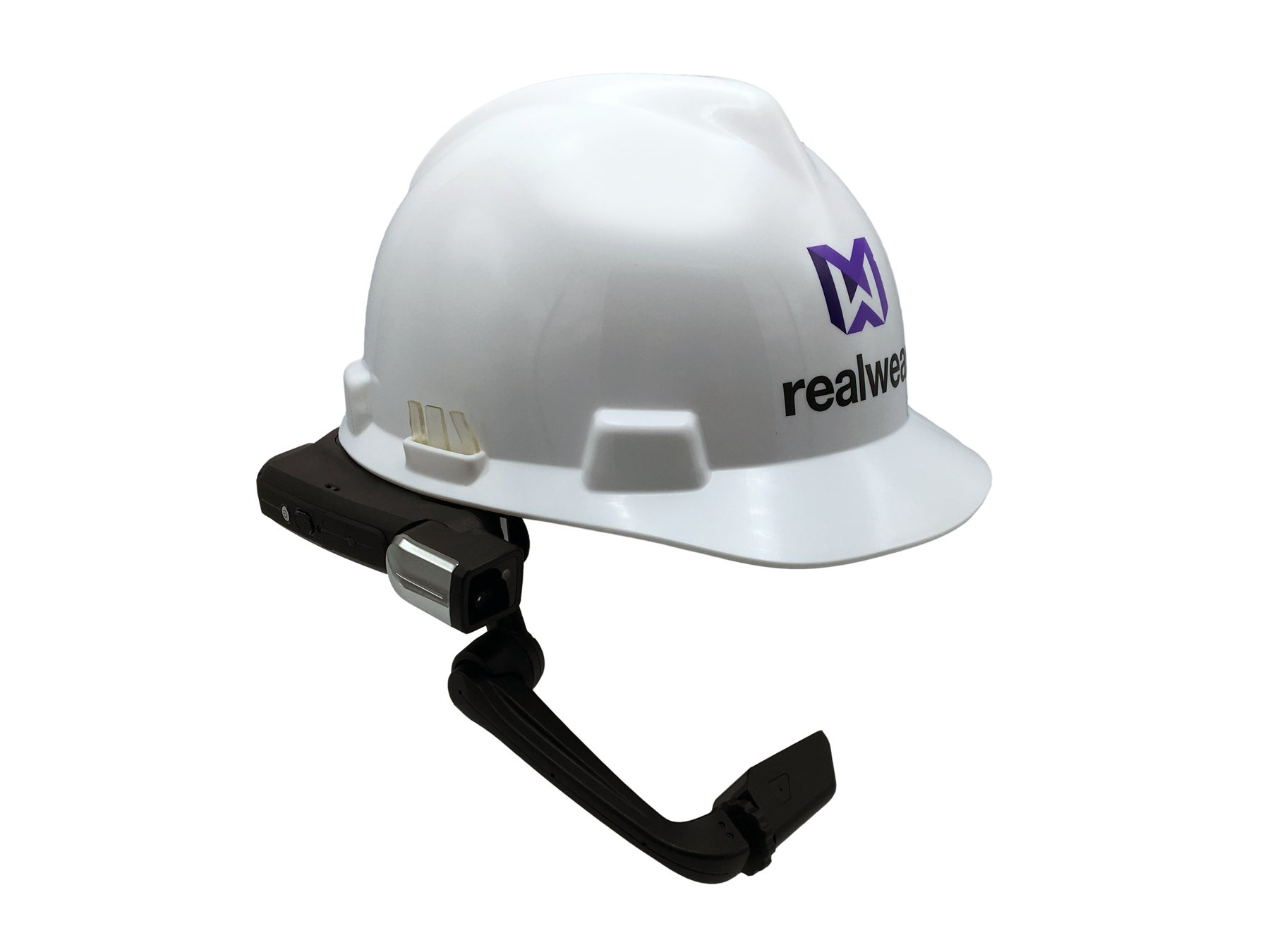 RealWear 3x Schutzhelmklammern für Honeywell North Zone Full Brim 171046 Silber