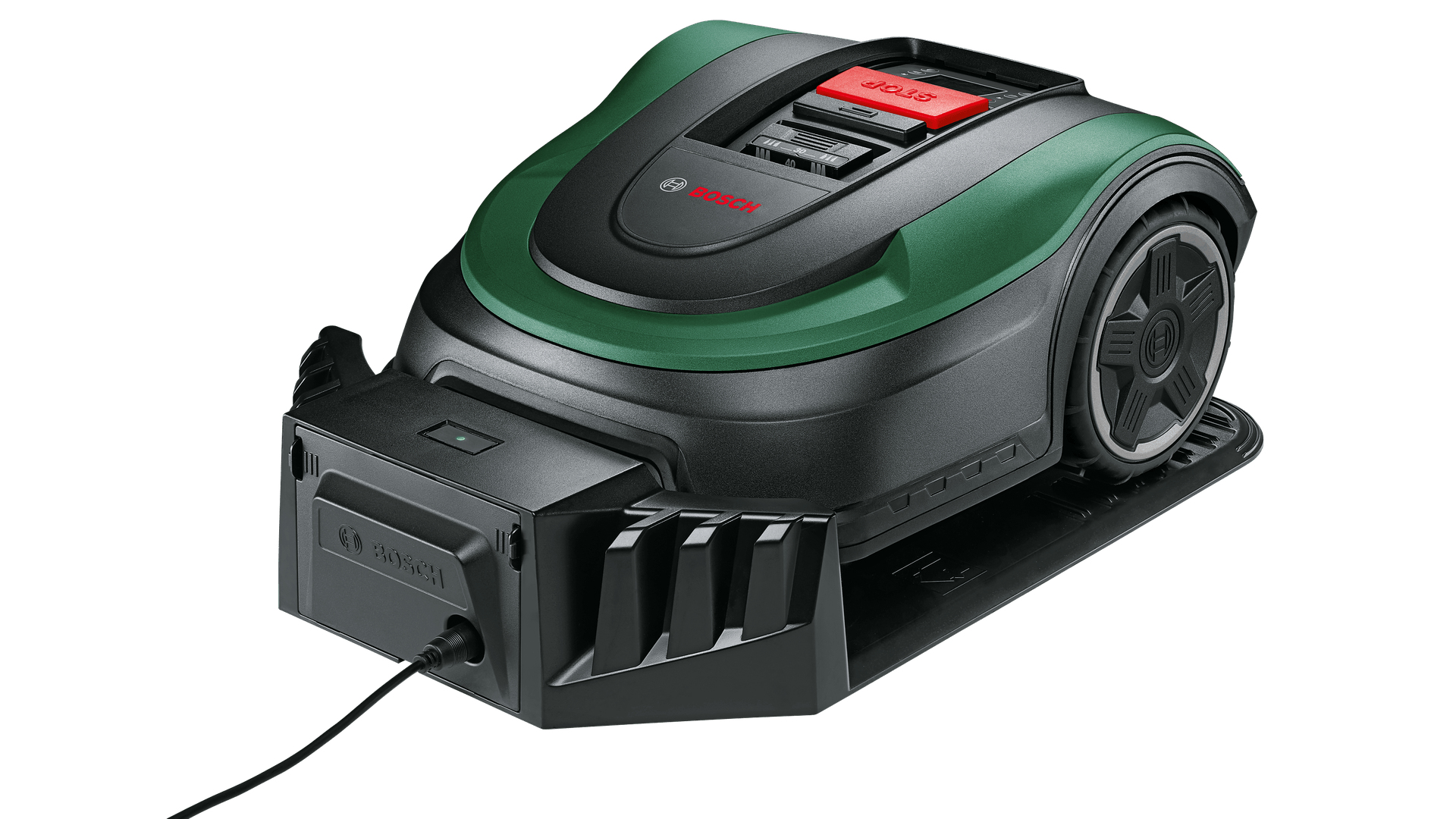 Bosch Indego M 700 Rasenmähroboter 18 V 2,5 Ah Li-Ionen Schwarz, Grün