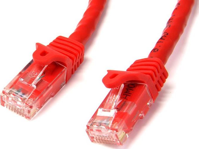 STARTECH.COM Cat6 Snagless RJ45 Netzwerkkabel - 7m - Rot - Cat 6 Ethernet UTP Kabel 7 Meter