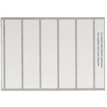 LEITZ Beschriftungsetiketten OrgacolorPlus für Laserdrucker weiß, erlaubt die Ergänzung von Textinformationen (6652-00-01)