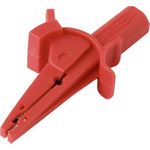 Voltcraft MSK-130 rot Krokodilklemme Steckanschluss 4 mm CAT IV 600 V III 1000 V (VC-17155595)