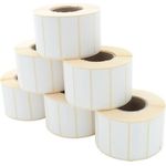 ARTDEV Etikettenrolle - Thermodirekt 50 x 20mm, D105mm, Kern 40, 1500 Etiketten/Rolle, permanent (EDP 050-020 K40 D105)