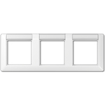 JUNG Rahmen 3-fach AS5830NAWW AS 500 alpinweiss mit Schriftfeld AS5830NAWW (AS5830NAWW)