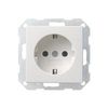 GIRA Einsatz Schutzkontakt-Steckdose System 55, Standard 55, E2, Event, Event Klar, Event Opak, Esprit, ClassiX Weiß (g (018803)
