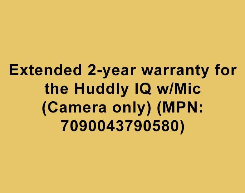 Huddly Ext. 2-yr warr. IQ (310-00001-580)