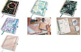 sigel BuJo Buchkalender Jolie "Glittery Joy" Blattgröße: 168 x 210 mm, Kalendarium: 1 Tag auf 2 Seiten, - 1 Stück (JP205)