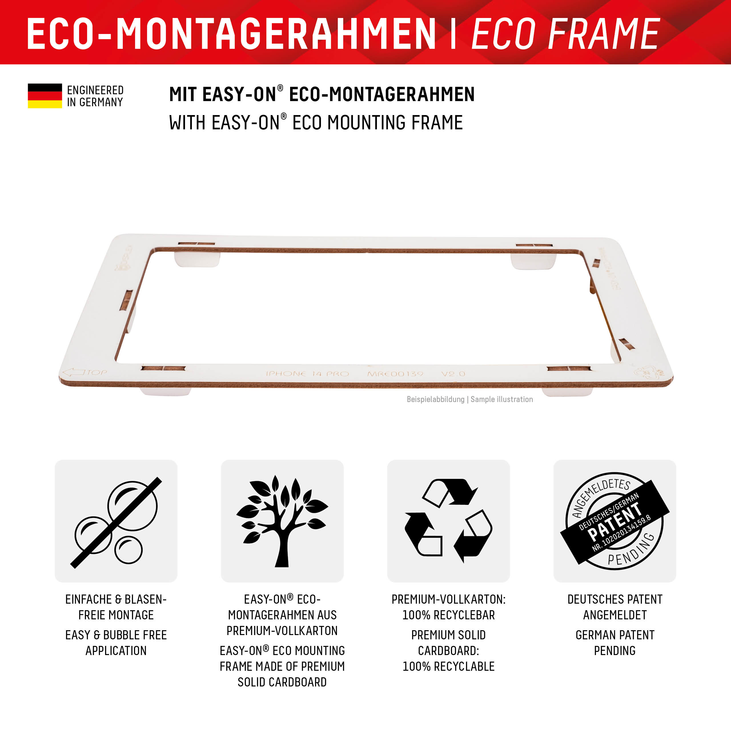 Displex Real Glass Full Cover Panzerglas 10H für Apple iPhone 15 / iPhone 15 Pro Transparent