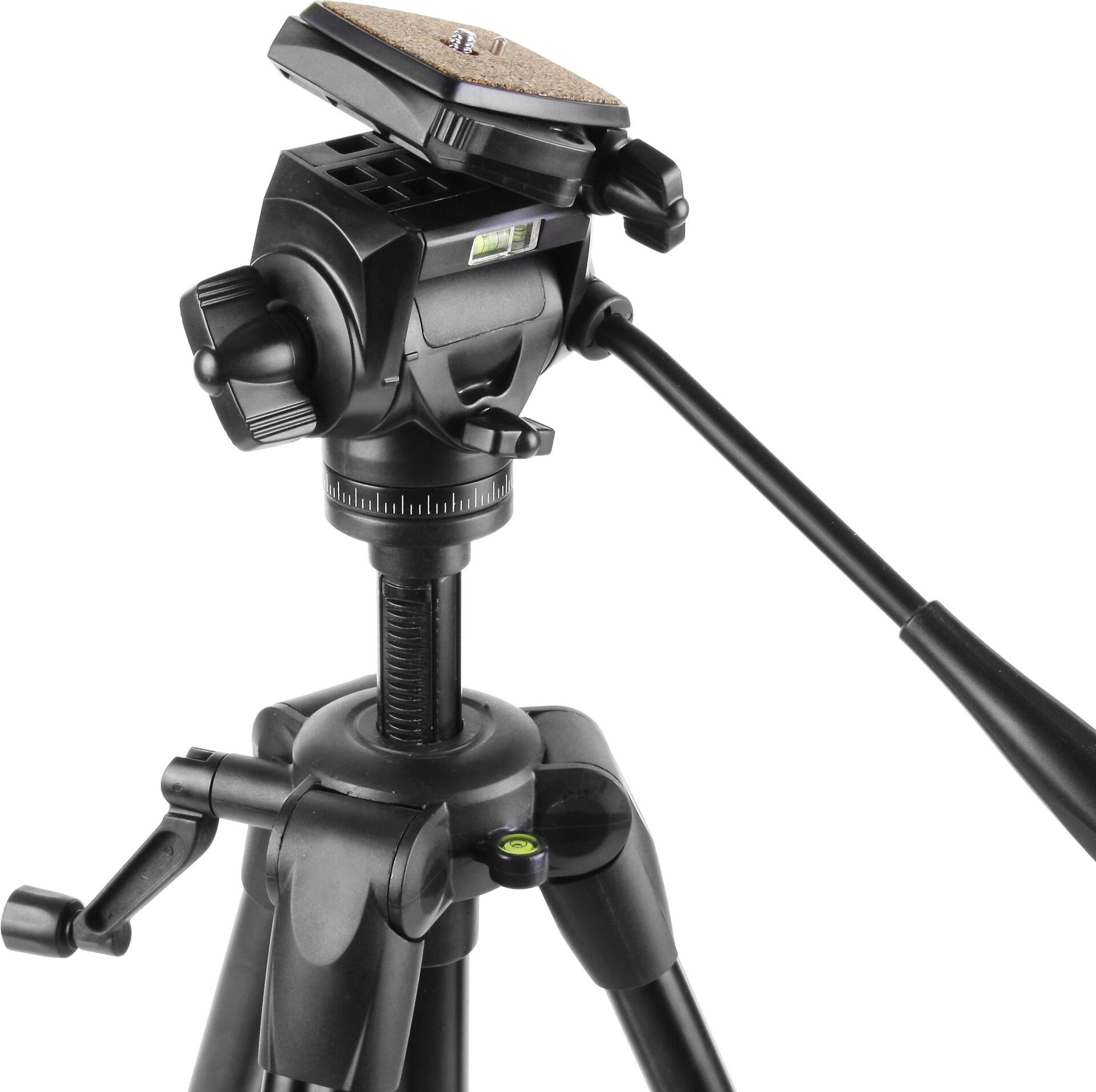 Walimex FW-3970 Semi-Pro Stativ mit Neiger 172 cm Schwarz