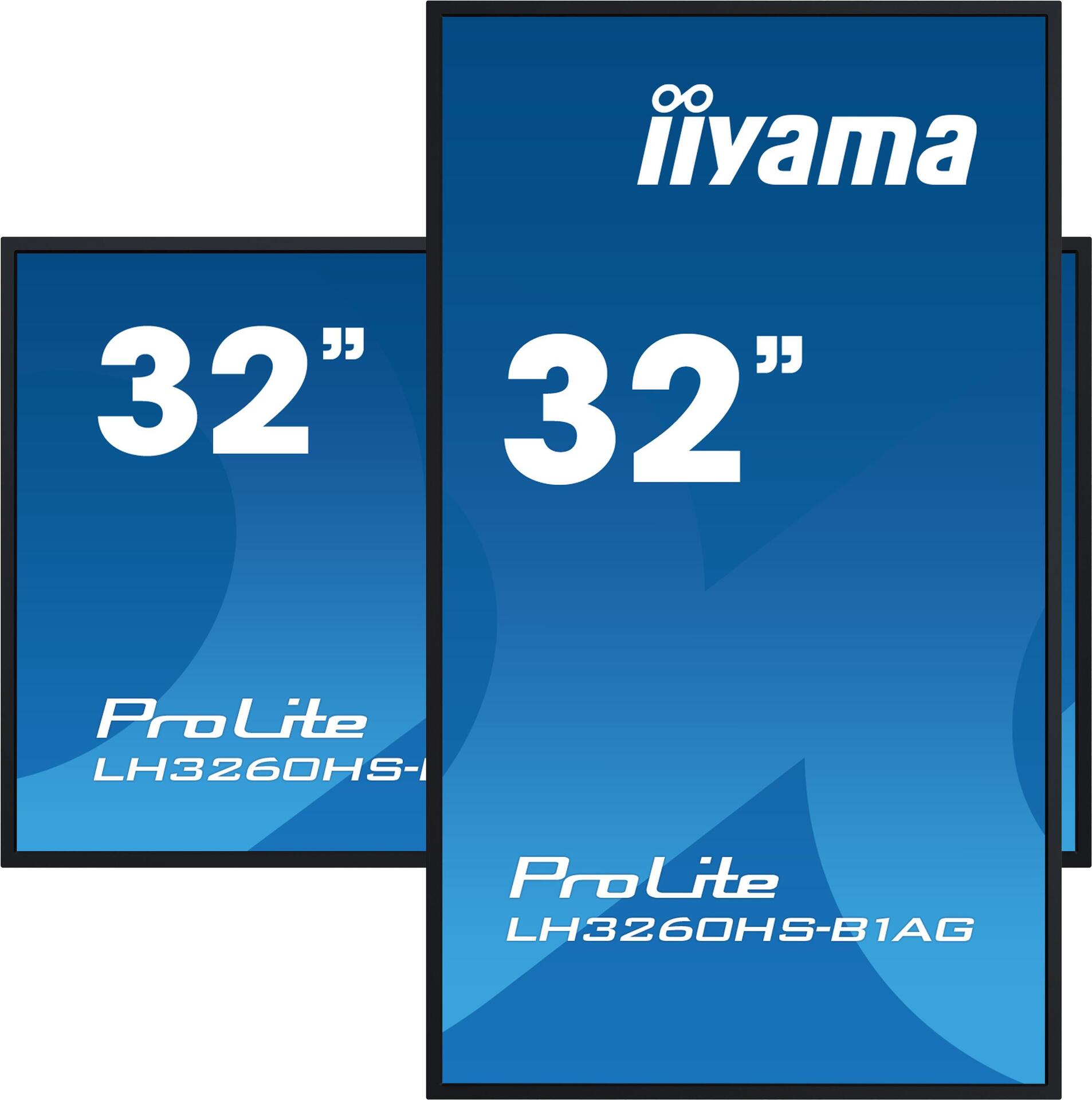 iiyama ProLite LH3260HS-B1AG 31,5" Digital Signage Display Full HD VA 500 cd/m² Android 11 Schwarz