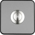 Grothe 64181 Klingel Edelstahl-Optik, Schwarz (64181)