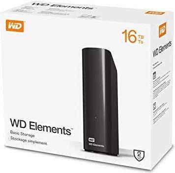 WD Elements Desktop WDBWLG0160HBK 16 TB HDD Schwarz