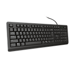 Trust TK-150 Kabelgebunden Tastatur Deutsch, QWERTZ Schwarz mit numerischer Tastatur (23983)
