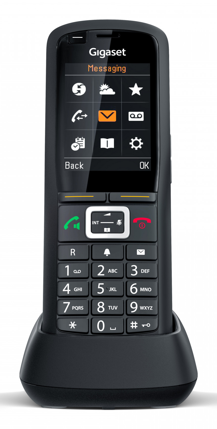 Gigaset R Serie R700H protect PRO Schnurloses Erweiterungshandgerät Schwarz