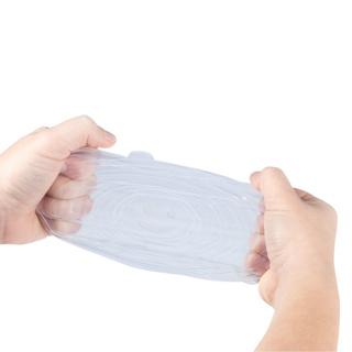Westmark Frischhaltedeckel Set Silikon Rund 6 Stück Transparent