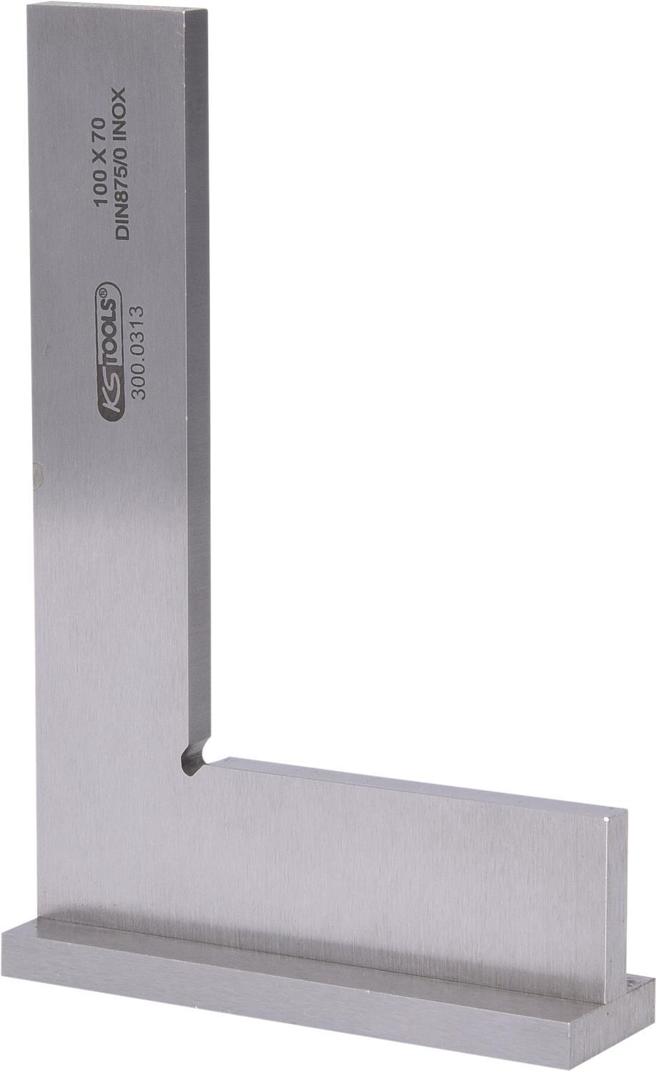 KS TOOLS Anschlagwinkel nach DIN 875/0, 100mm (300.0313)