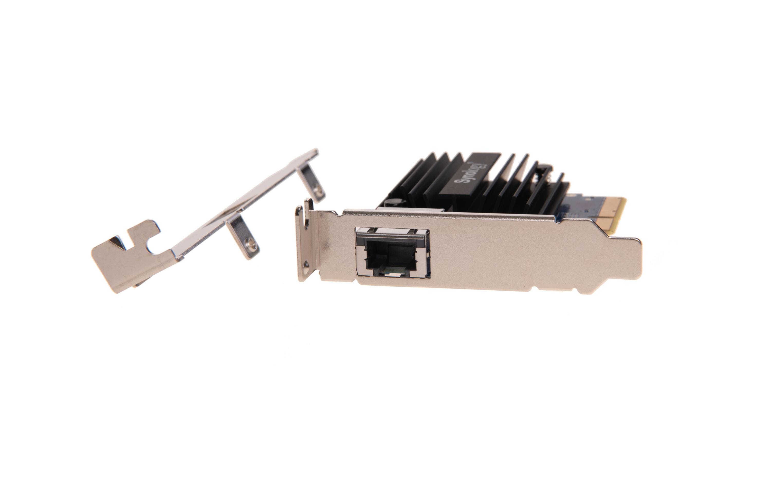 Synology E10G18-T1 Netzwerkadapter PCIe 3.0 x4 Low-Profile 10Gb Ethernet Schwarz/Blau