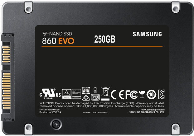 Samsung 860 EVO 2.5" 250 GB Serial ATA III MLC (MZ-76E250B)