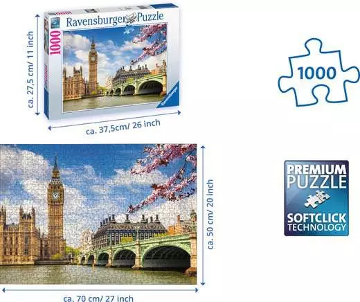 Ravensburger Puzzle Big Ben London 1000 Teile